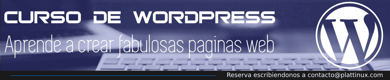 Curso de WordPress Venezuela plattinux